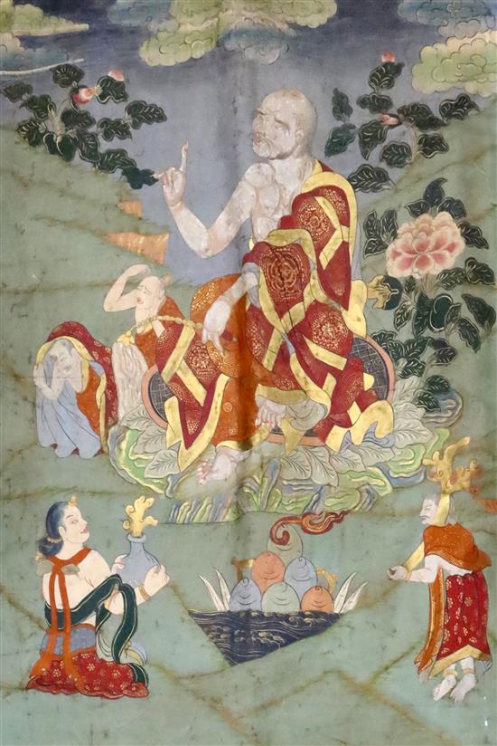Two thangkhas, Tibet, first half 20th century,
